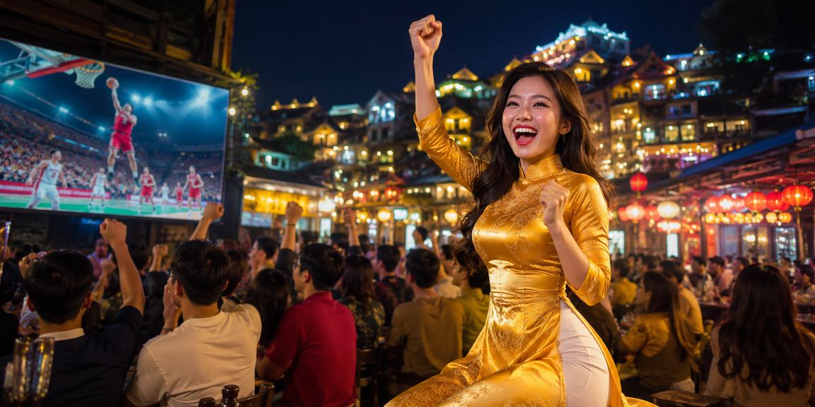 Không gian giải trí cược trực tuyến sôi động tại Việt Nam với màn hình hiển thị kèo thể thao 819